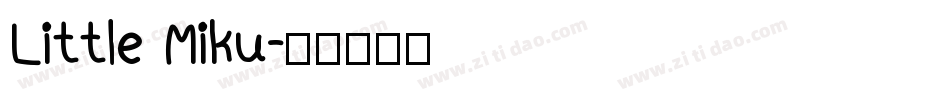 Little Miku字体转换